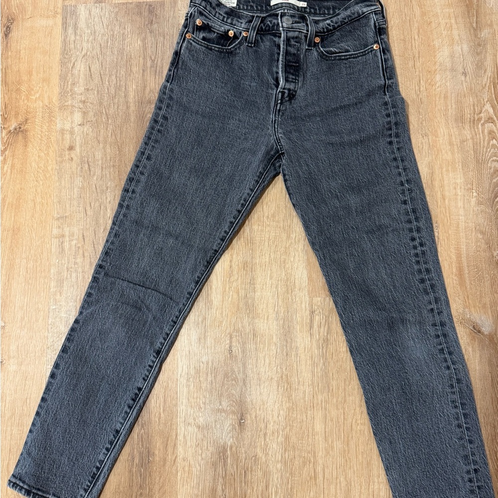 Women's Black Levi’s Wedgie Jeans
